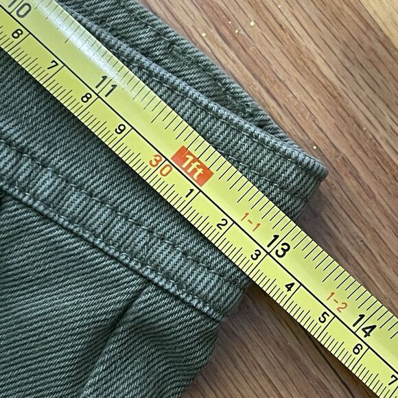 ALEX MILL Phoebe Straight Leg Cargo Pants Size 24 Green Casual Utility Cotton - Picture 11 of 13